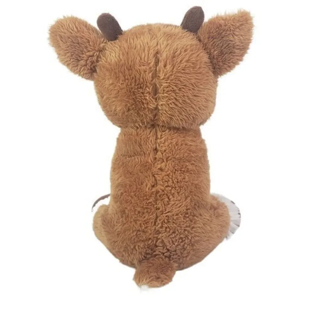 Kohls Cares Brown Reindeer‎ Stuffed Animal Red Nose Special For Christmas 10 In